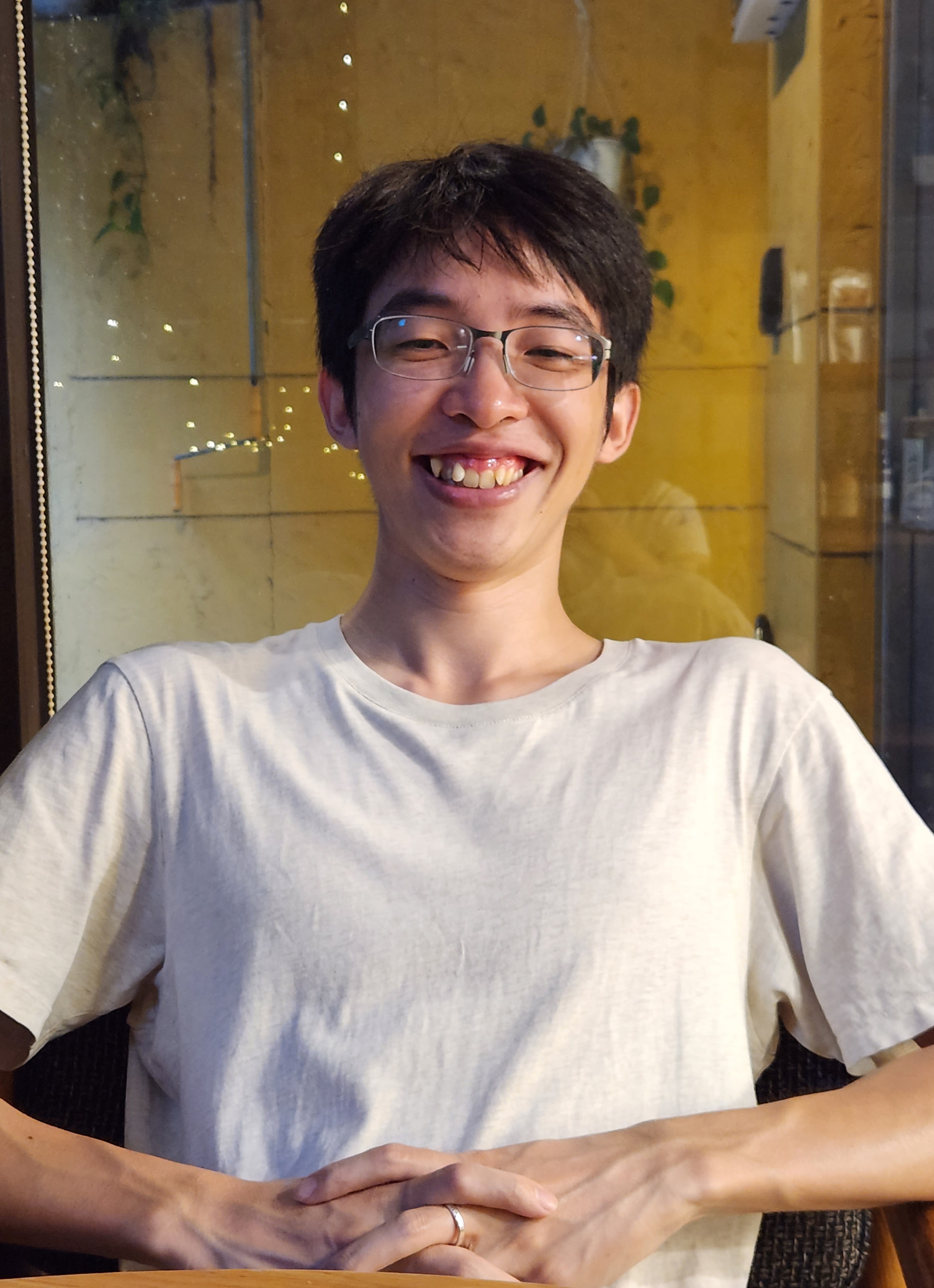 Close-up of Ching-Lin Huang